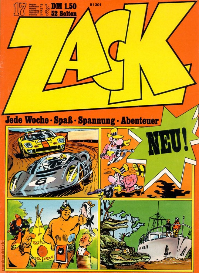 Zack – Das Buch der Bücher am Comic-Himmel